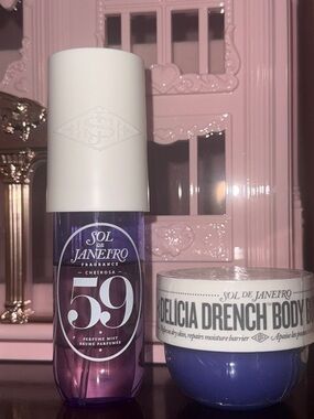Sol de Janeiro Purple 59 Perfume Mist & Delicia Drench Body Butter Duo